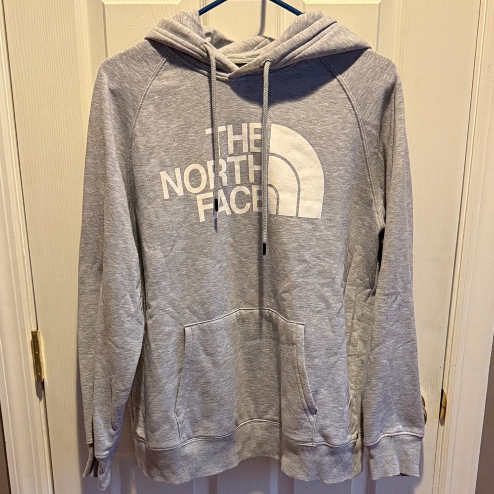 The North Face Light Gray Pullover Hoodie